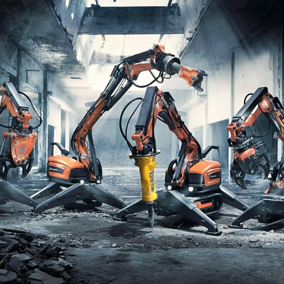 Byggmaskiner från Husqvarna