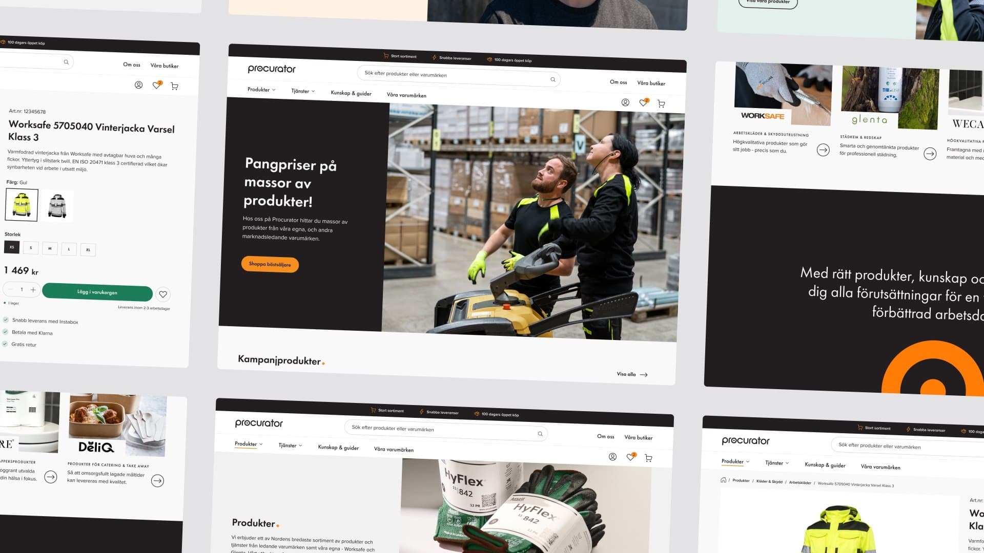 Procurators nya webbshop.