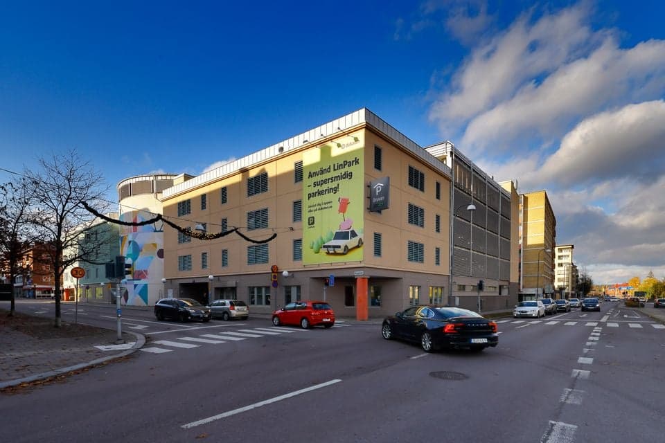 Parkeringshuset Druvan i centrala Linköping
