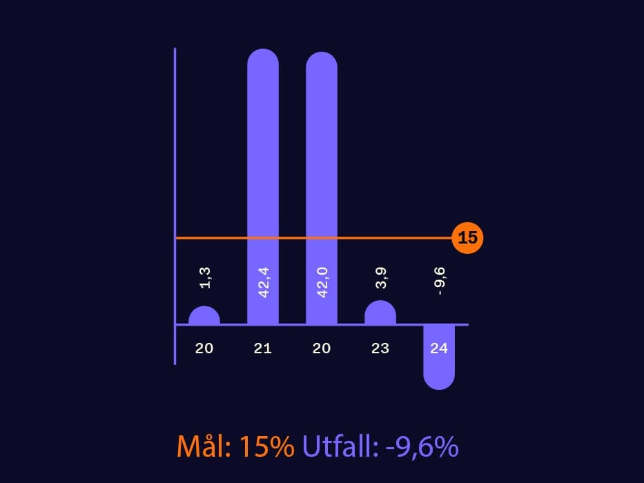 Omsättningstillväxt 2024